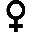 Astrological symbol of Venus